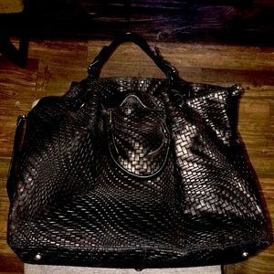 Handmade In Italy Woven Convertible Handbag